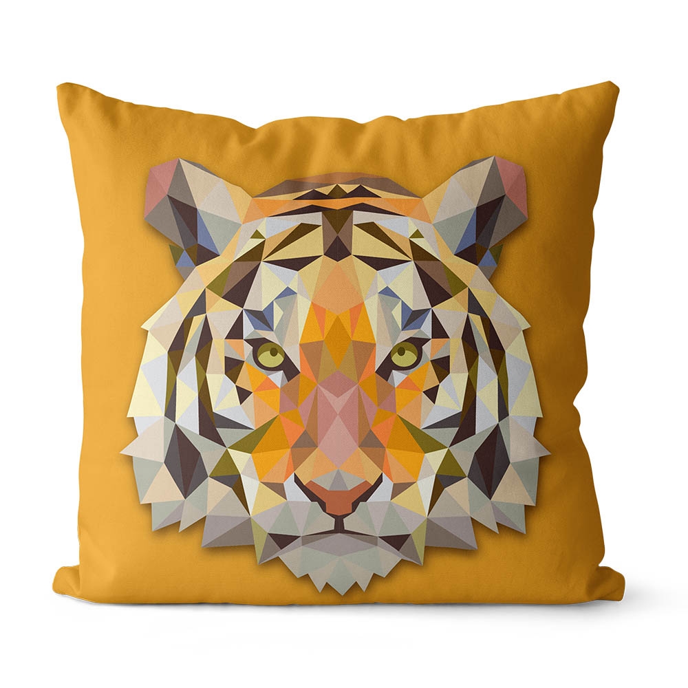 Low Poly Colorful Lion