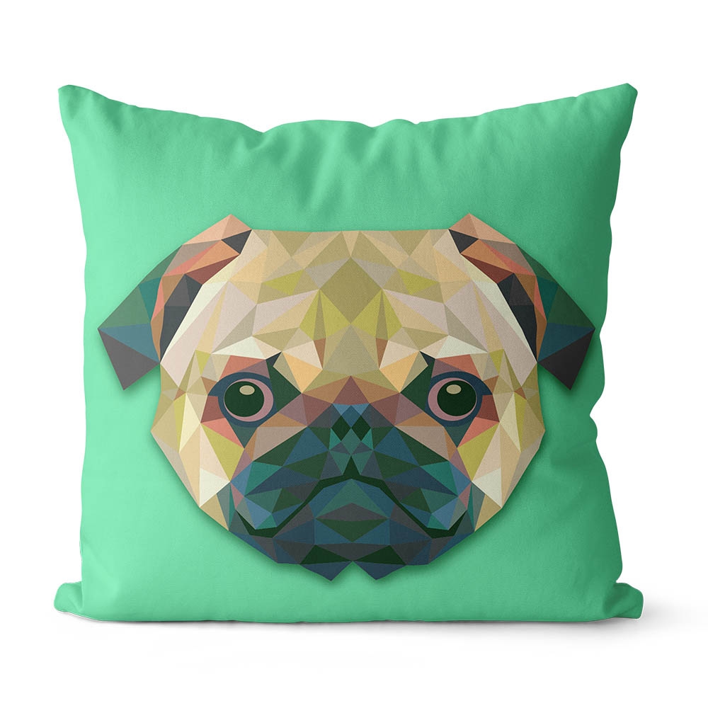 Low Poly Colorful Dog
