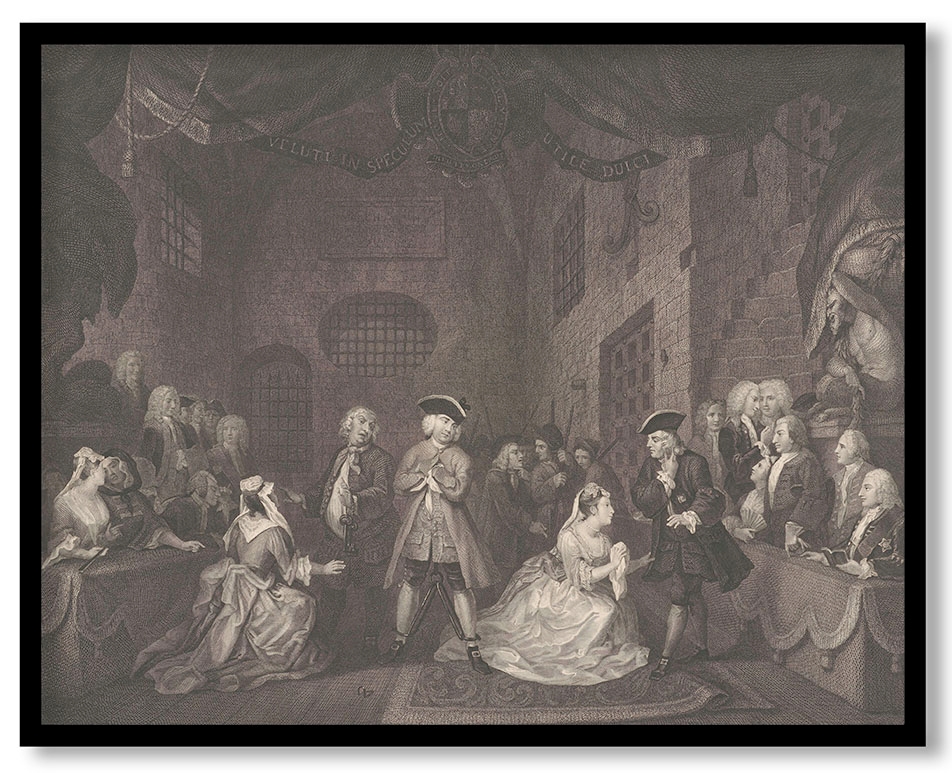 Beggar's Opera, Act III by William Blake (1790)