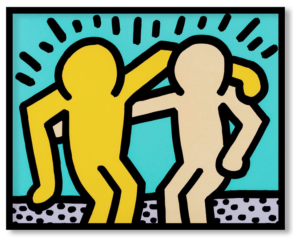Best Buddies by Keith Haring