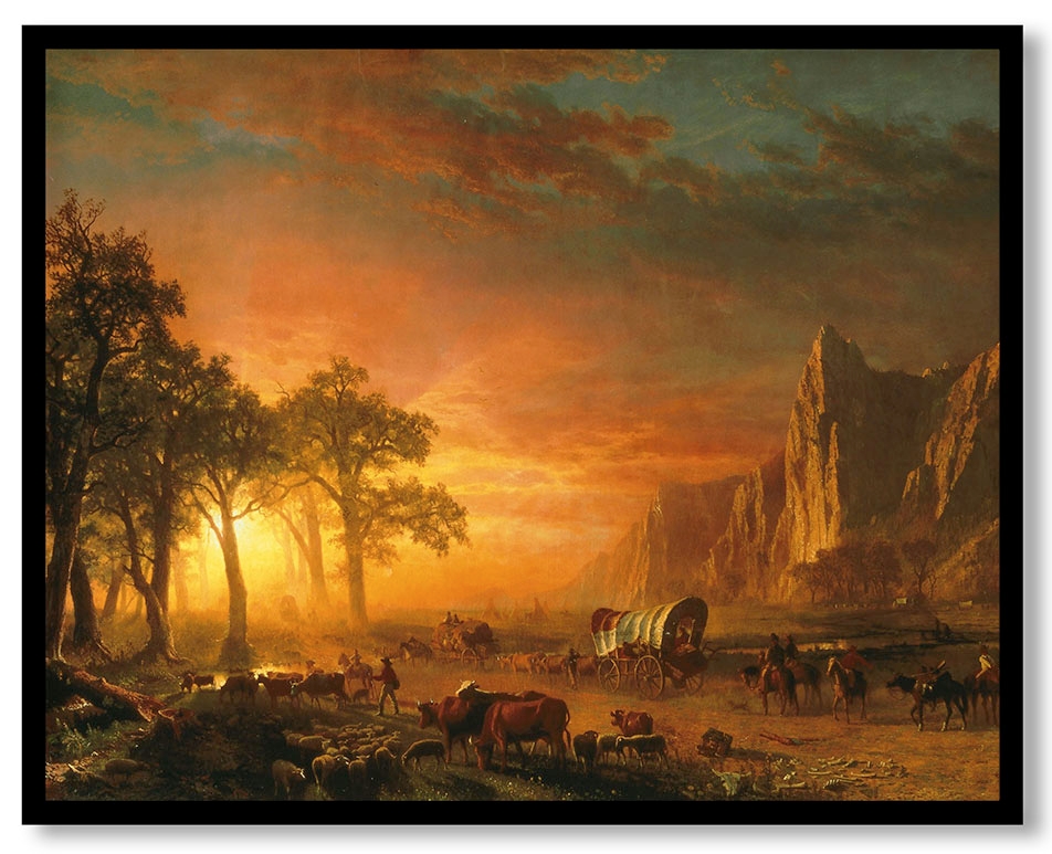 Emigrants Crossing the Plains by Albert Bierstadt (1867)