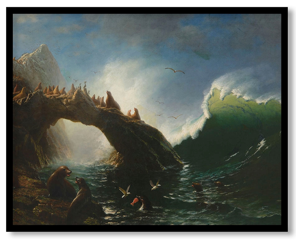 Farallon Island by Albert Bierstadt (1887)