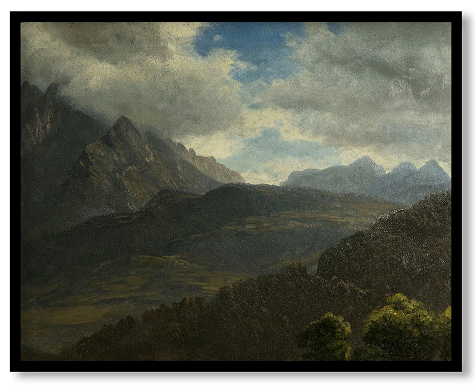 In the Rocky Mountains by Albert Bierstadt (c. 1870)
