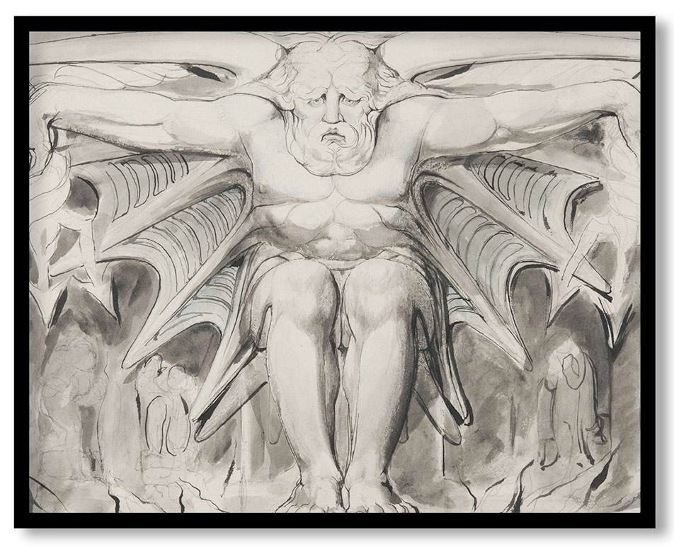A Destroying Deity by William Blake