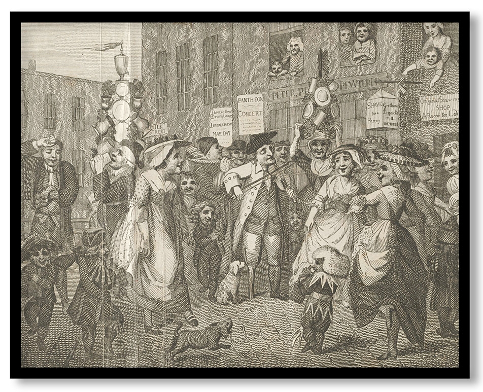 May-Day in London by William Blake (1784)