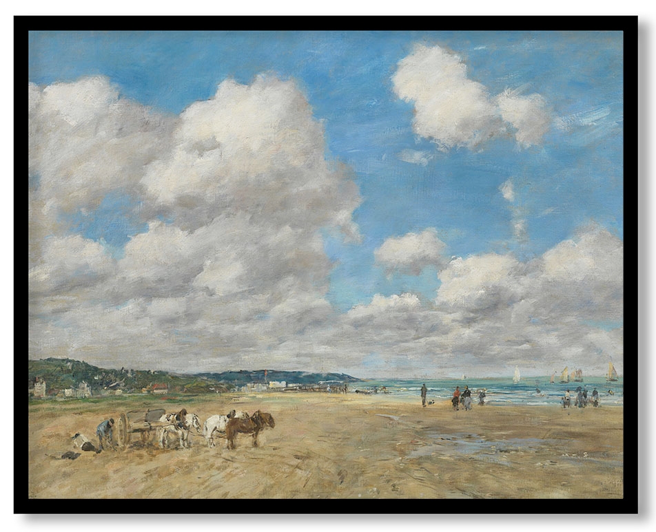 Deauville by Eugène Boudin (1893)