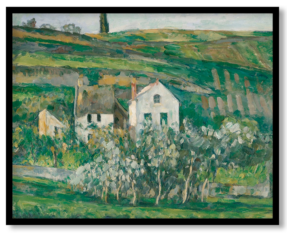 Small Houses in Pontoise by Paul Cézanne (c. 187)