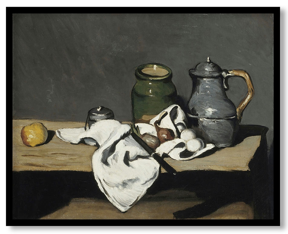 Still life with kettle by Paul Cézanne