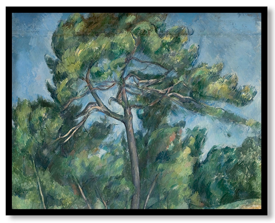 The Great Pine by Paul Cézanne (1890-1896)