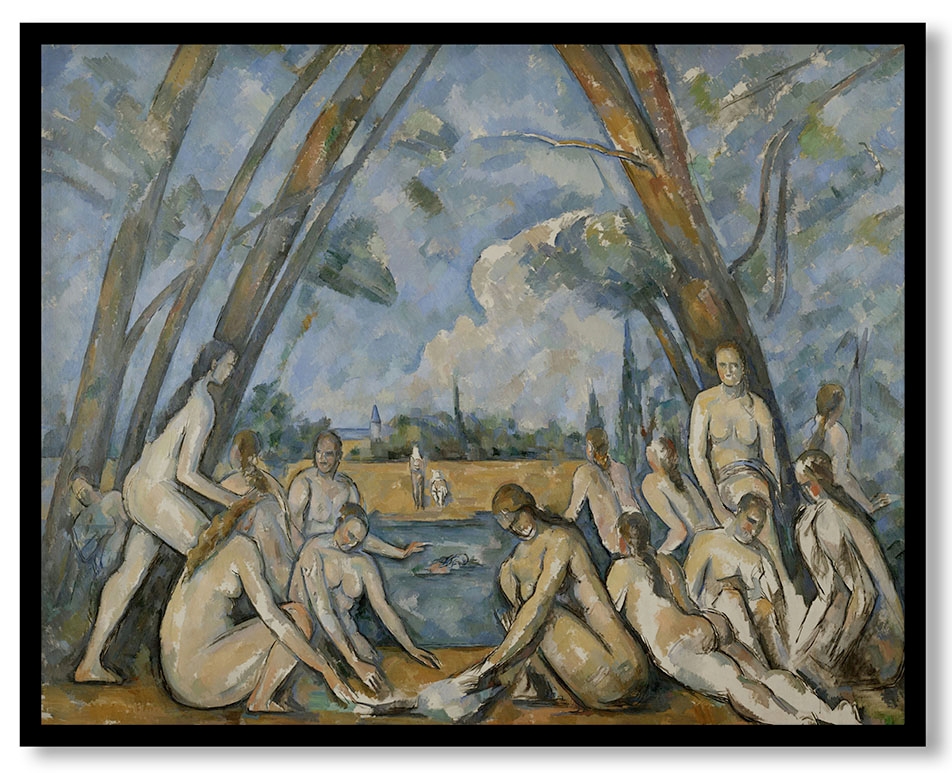 The Large Bathers by Paul Cézanne