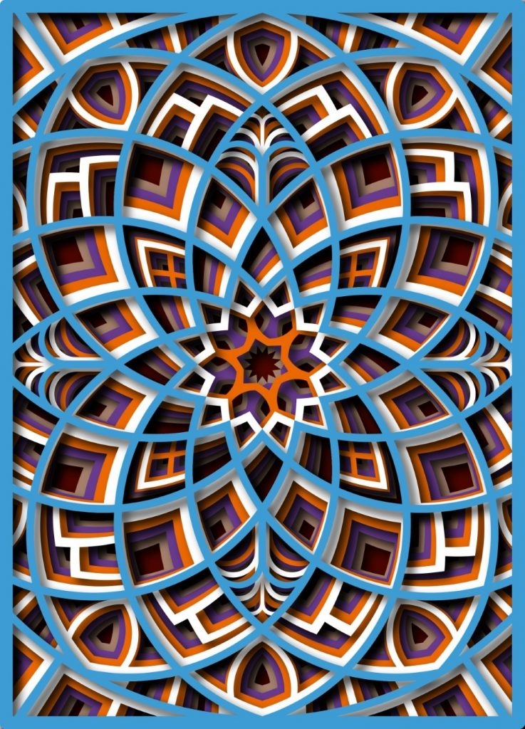 Ravishing coordinazation mandala flower