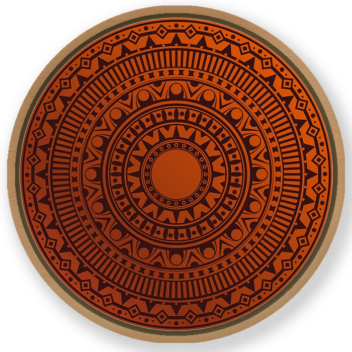 Ambor mandala - Circular Wooden Frame
