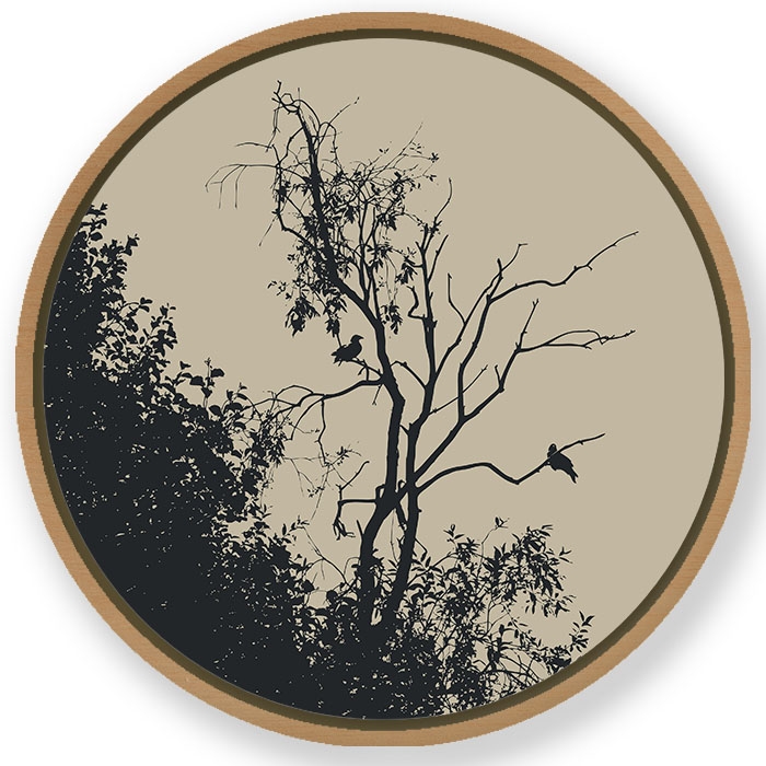 DEL - Circular Wooden Frame