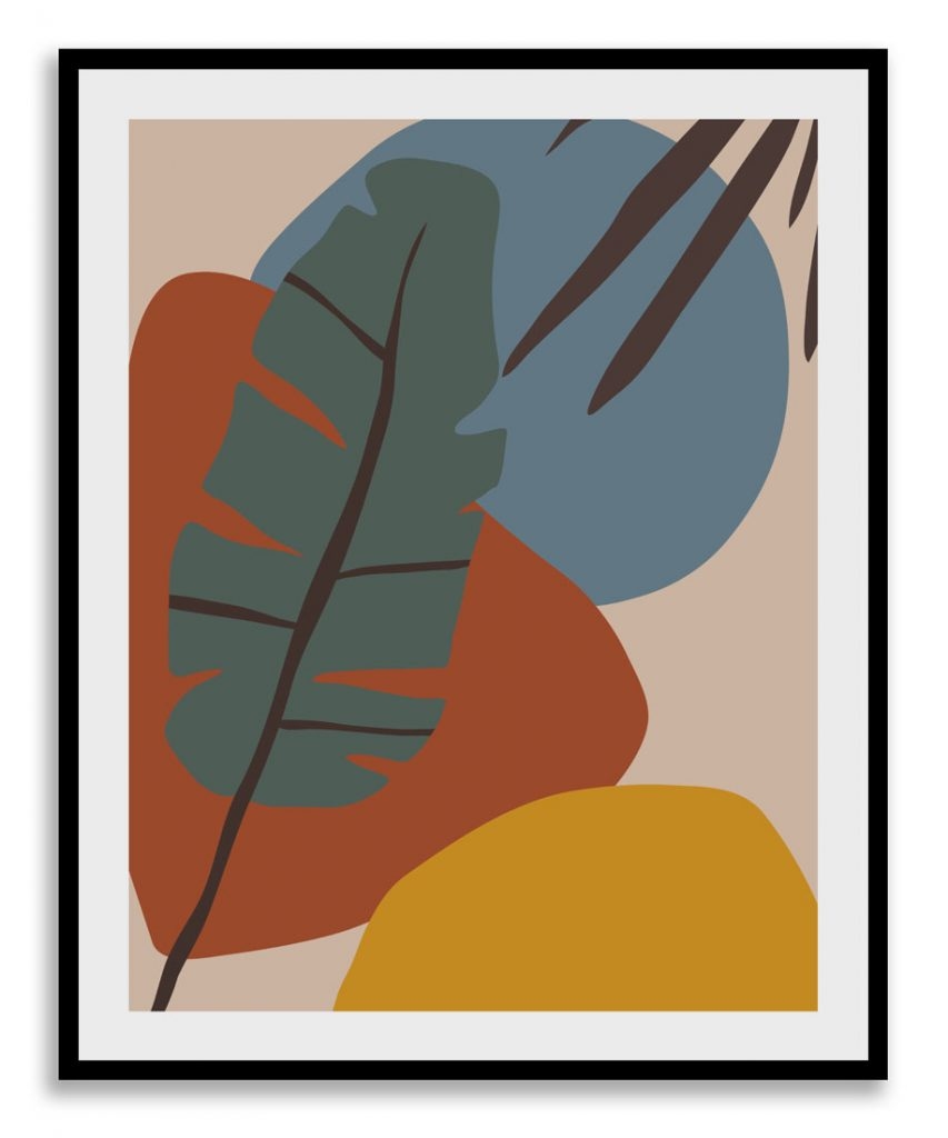 Colorful abstract botanical #10