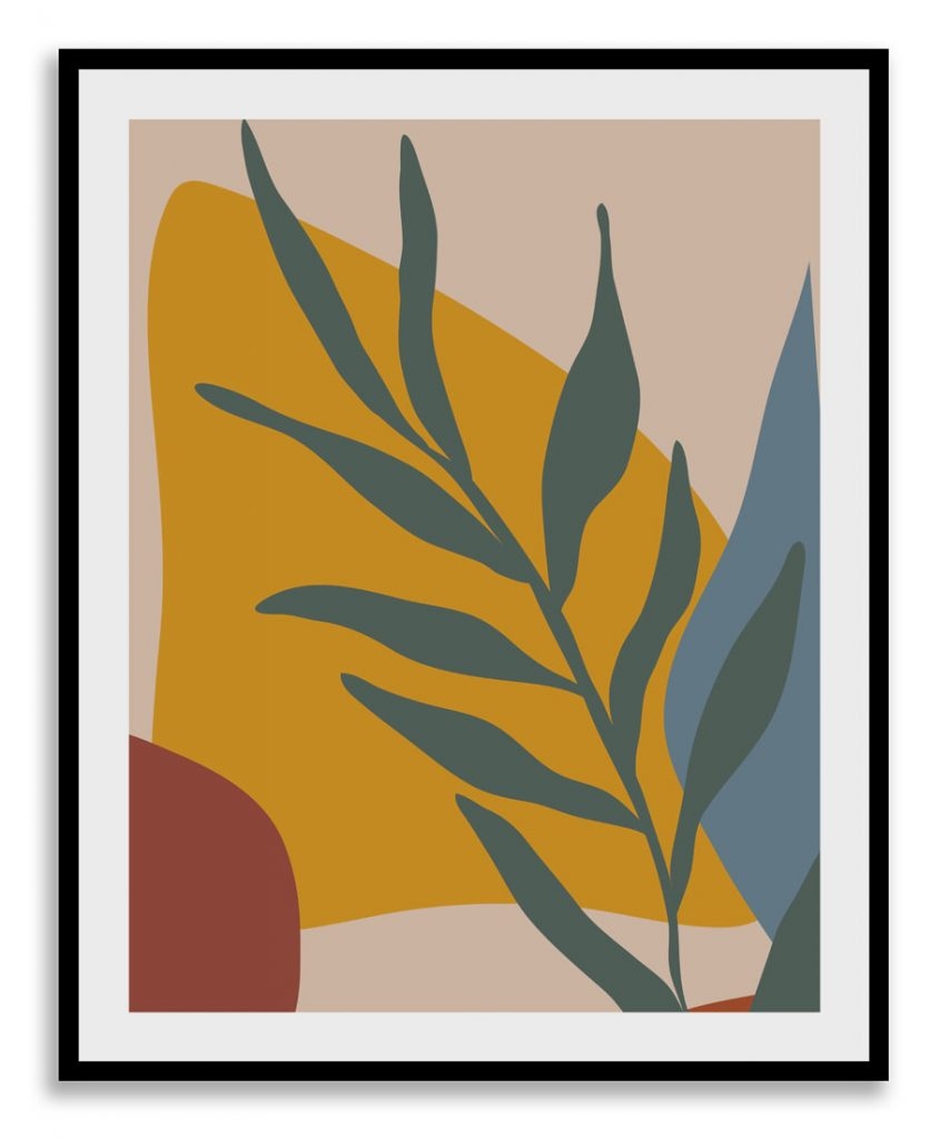 Colorful abstract botanical #12