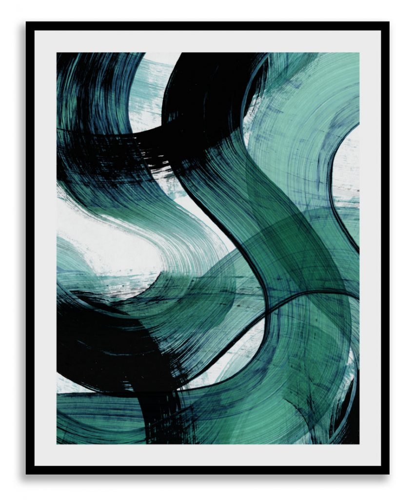 Lakes traditional stokes abstract