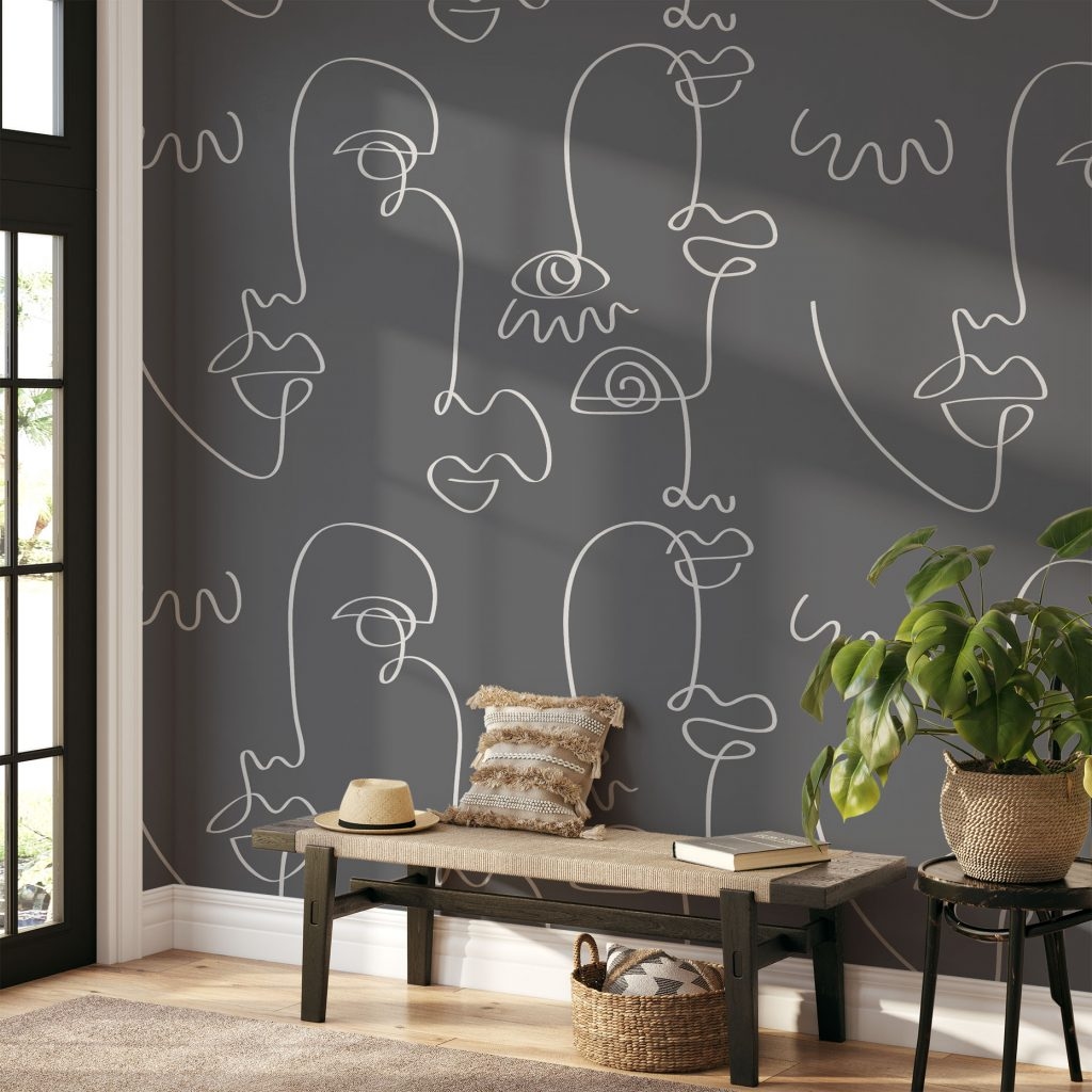 Steel abstract faces