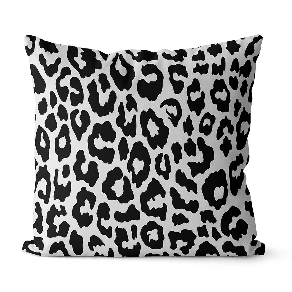 Black and white cheetah print