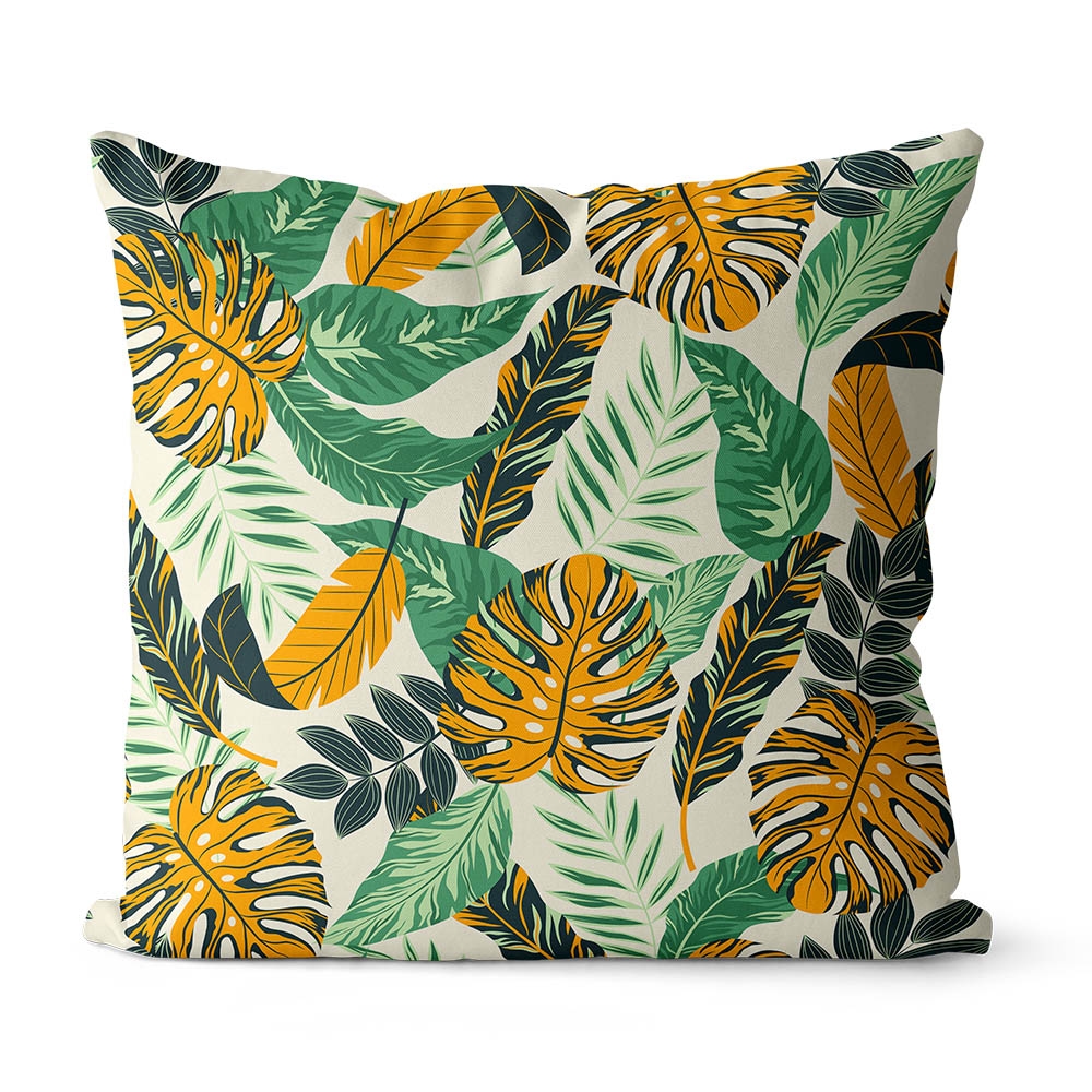 Yellow seamless monstera