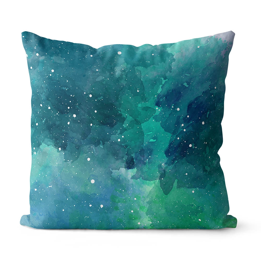 Green watercolor speckle