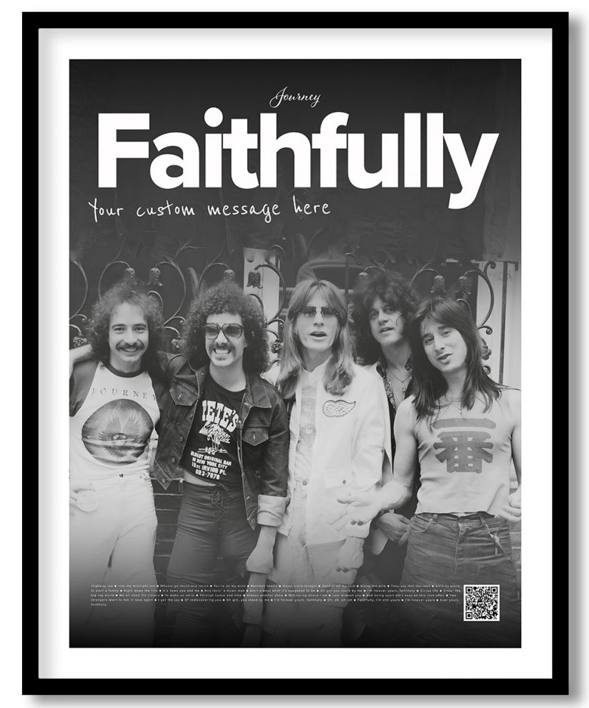 Journey - Faithfully (poster)
