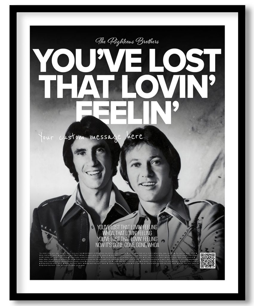 The Righteous Brothers - You've lost that lovin' feelin' (poster)