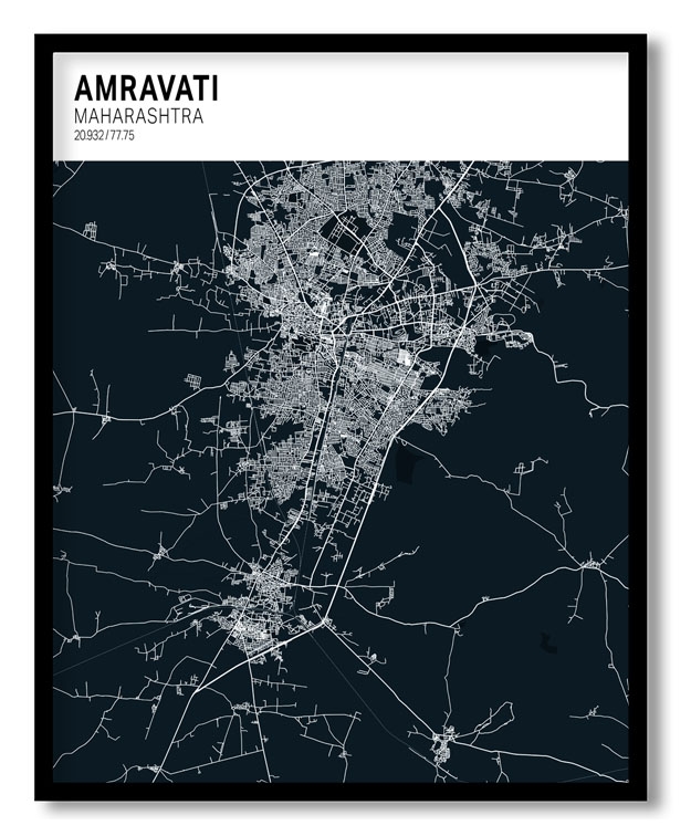 Strip above poster blue map of Amravati