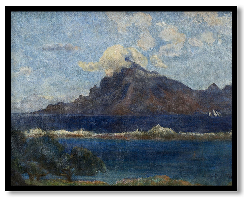 Paysage de Te Vaa by Paul Gauguin (1896)