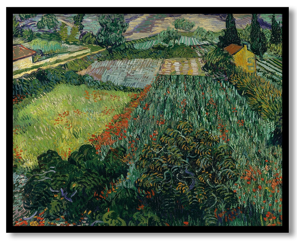 Field with Poppies by Vincent van Gogh (1889)