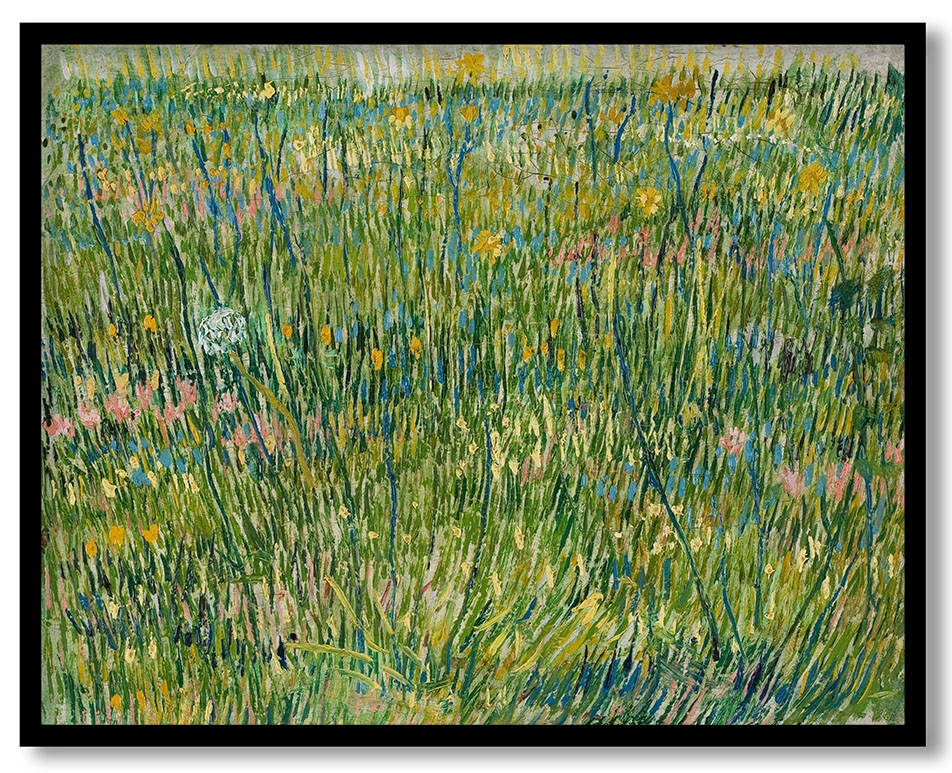 Patch of grass by Vincent van Gogh (1887)