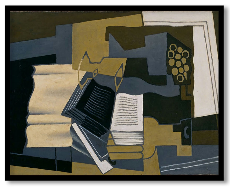 Carafe and Book by Juan Gris (1920)