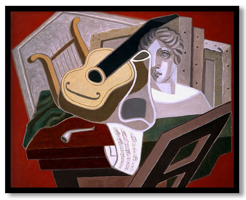 The Musician's Table by Juan Gris (1926)