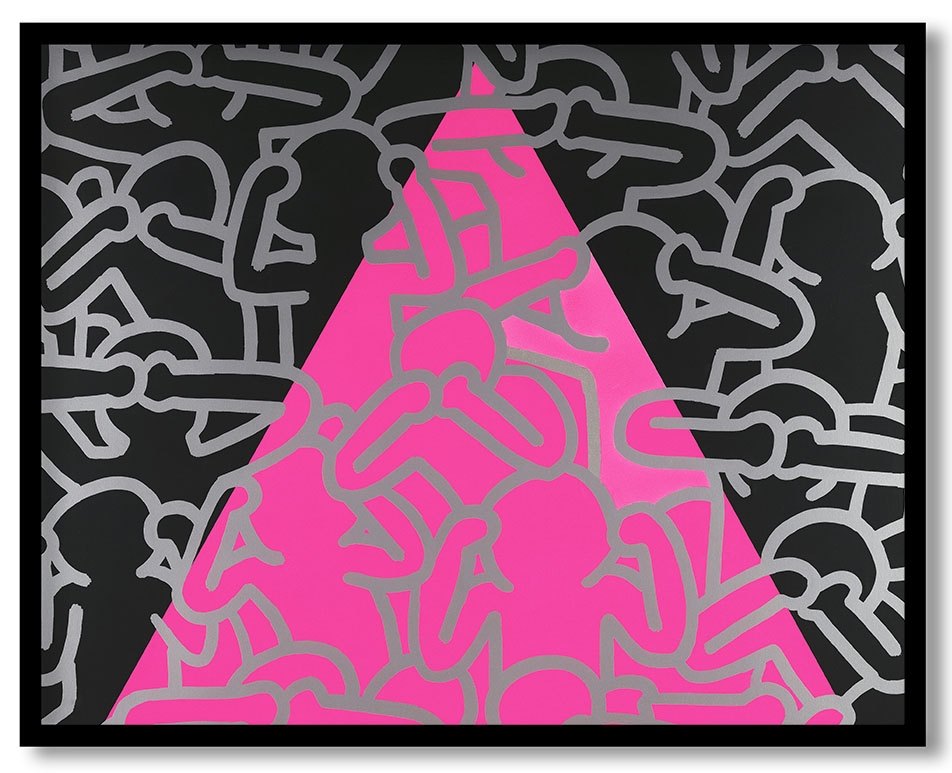 Slience=Death by Keith Haring (1989)