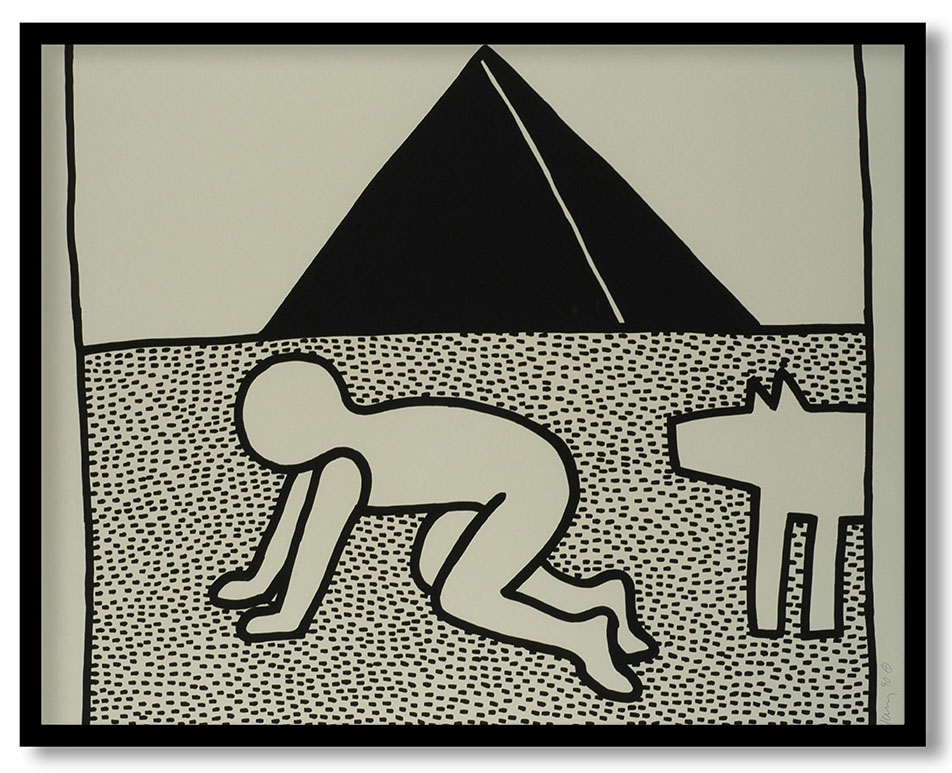 The Blueprint Drawings #236 by Keith Haring (1990)