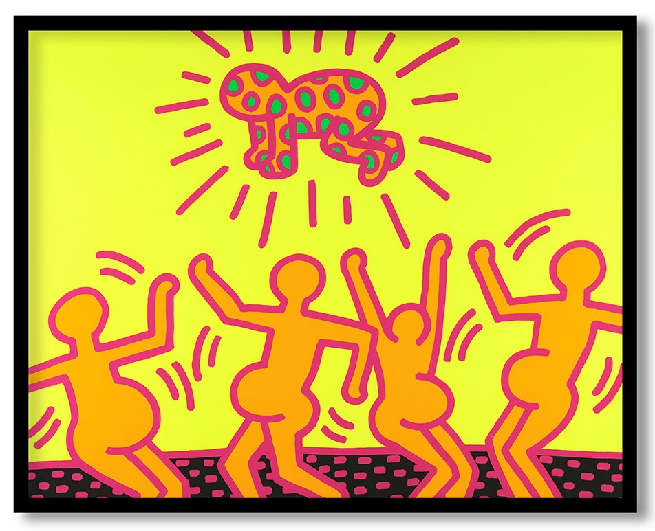 Untitled (Fertility) by Keith Haring (1983)