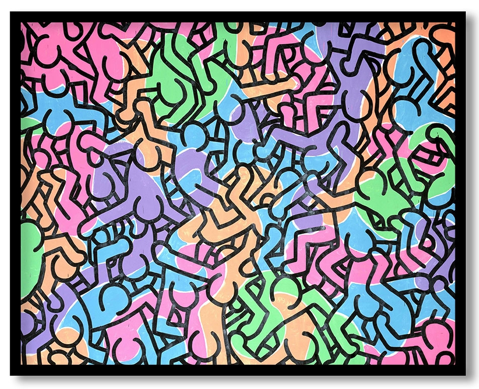 Untitled (people) by Keith Haring (1985)