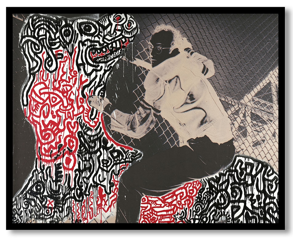 Untitled (Self-Portrait) by Keith Haring (1988)