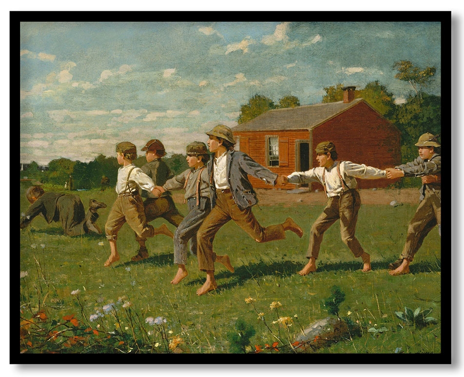 Snap the Whip by Winslow Homer (1872)