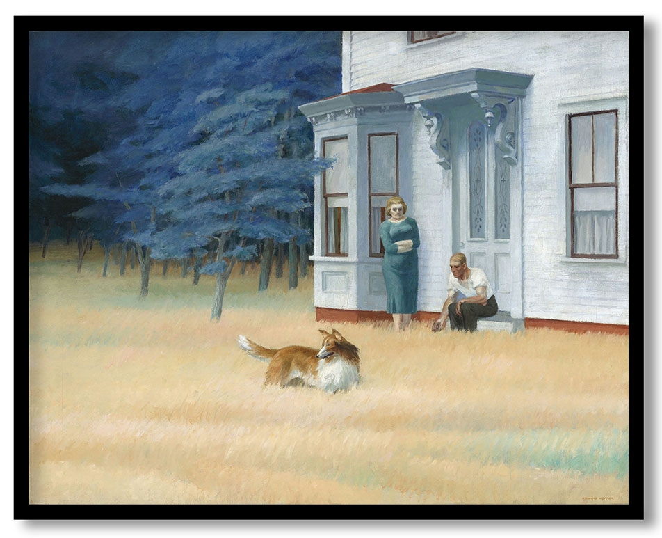 Cape Cod Evening by Edward Hopper (1939)