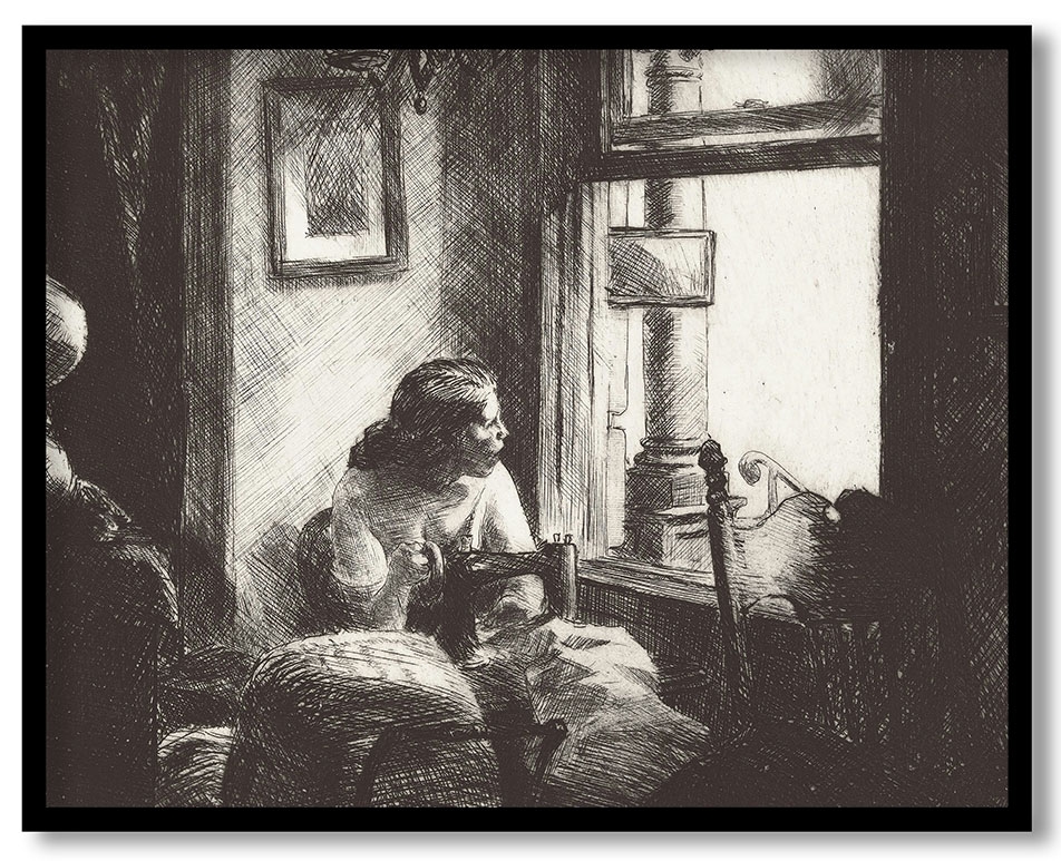 East Side Interior by Edward Hopper (1922)