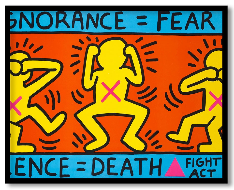 Igonorance=Fear. Silence=Death by Keith Haring