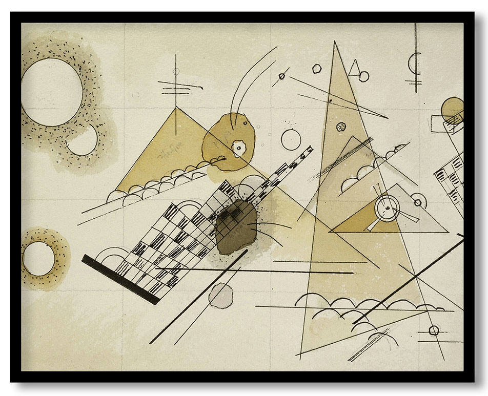 Study for Komposition VIII by Wassily Kandinsky (1923)