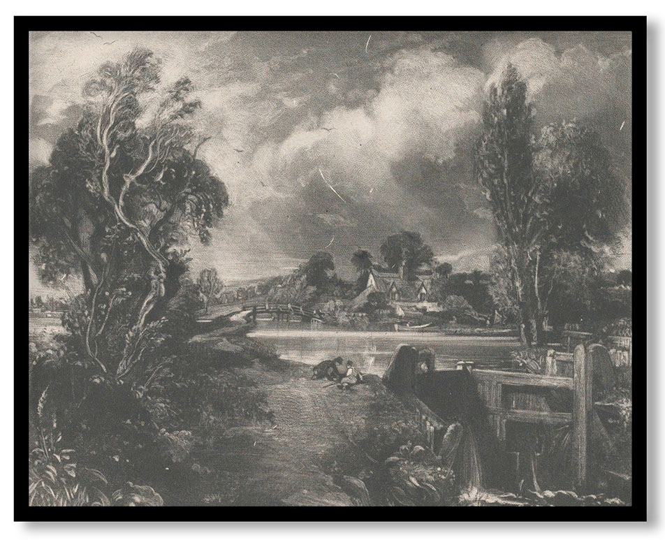 A Lock on the Stour by John Constable (1830)