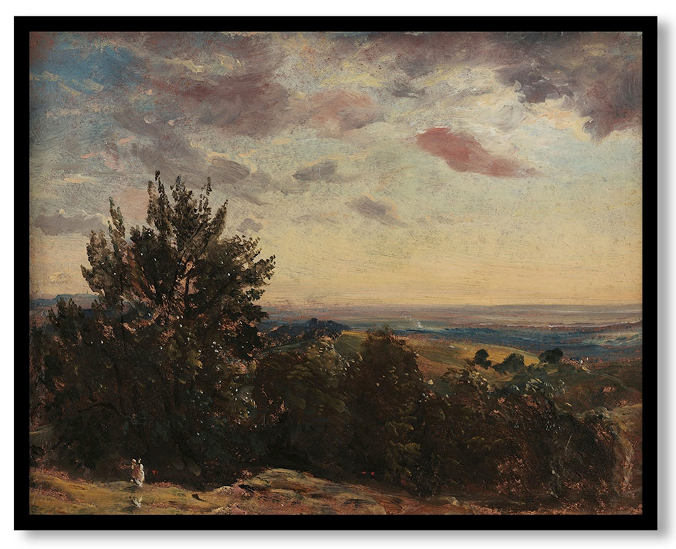 Landscape Study: Hampstead looking West by John Constable (14 July 1821)