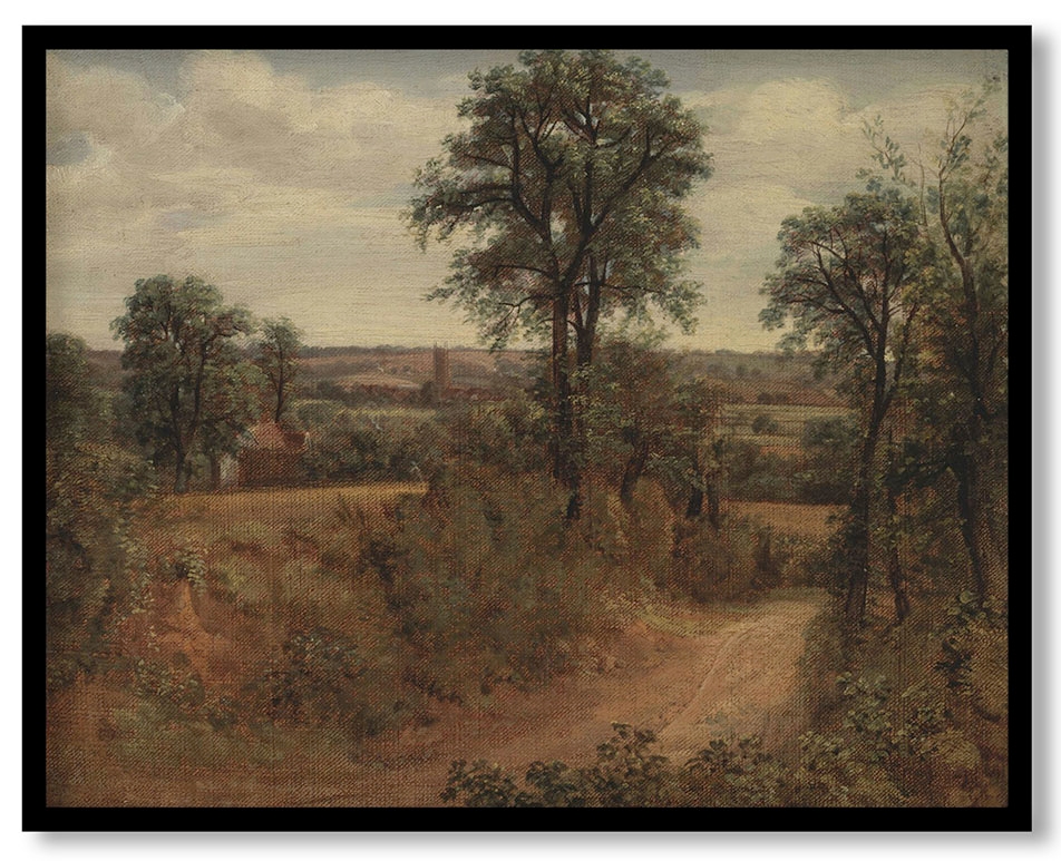 Lane near Dedham by John Constable (1802)