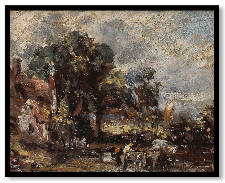 Sketch for 'The Haywain ' by John Constable (ca.1820)