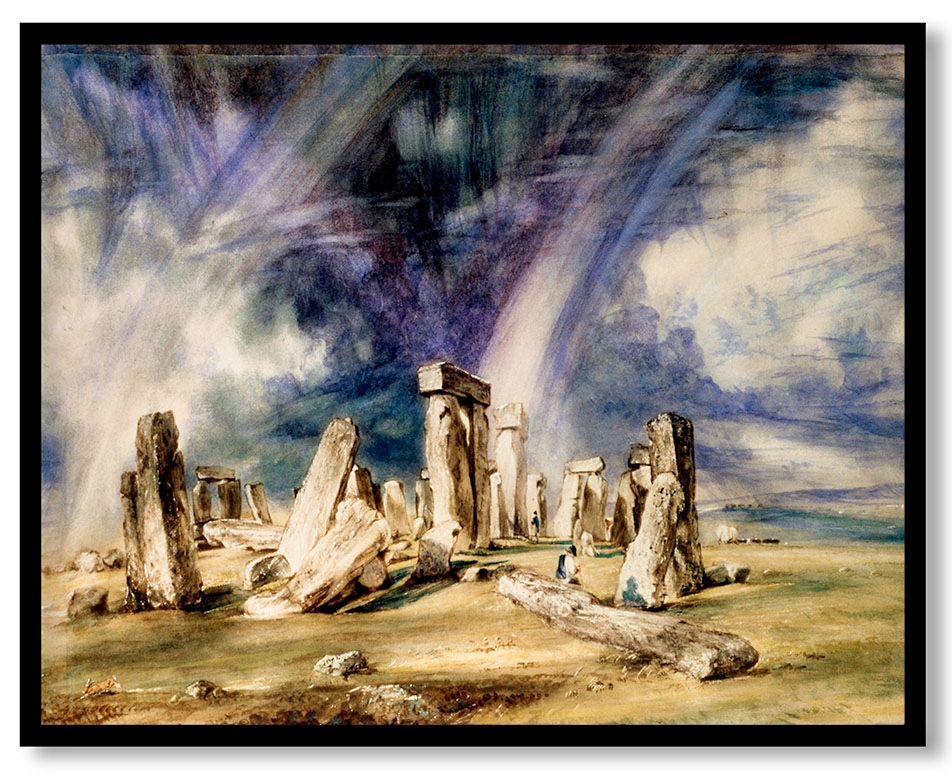 Stonehenge by John Constable (1835  (painted)-1835)