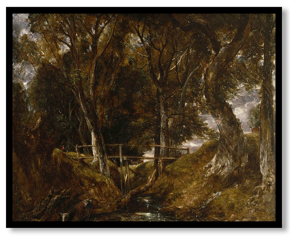 The Dell at Helmingham Park by John Constable (1830)