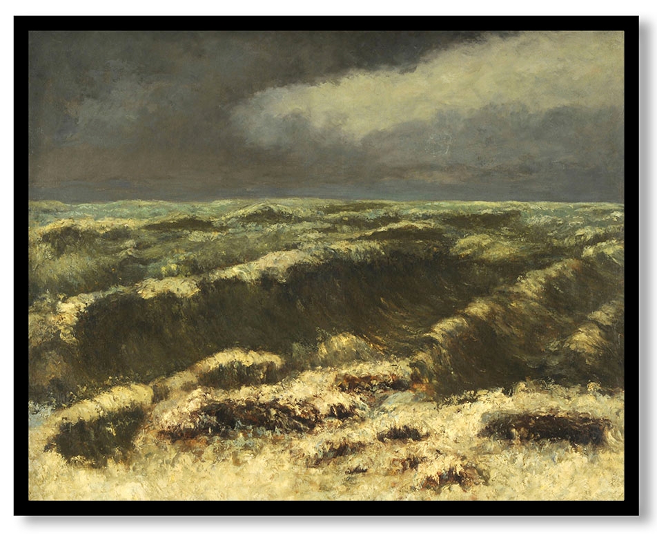 Mer Orageuse (Mar borrascoso) by Gustave Courbet (1850-1850)
