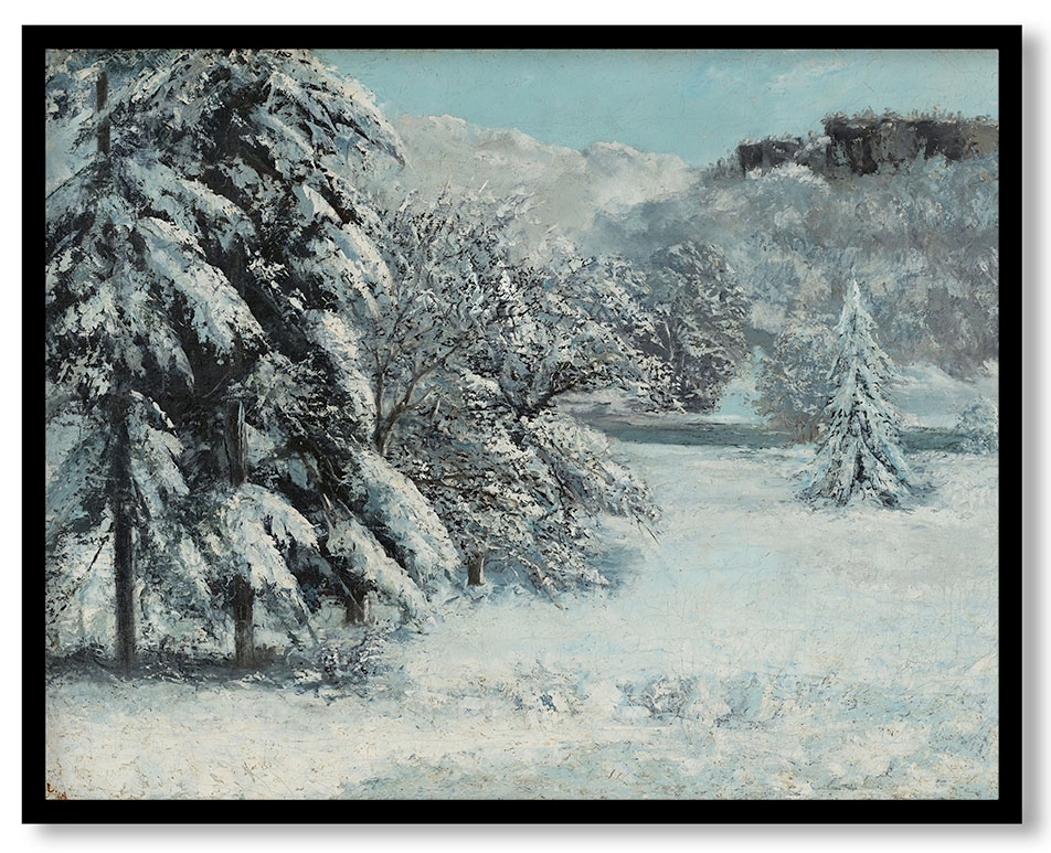 Snow by Gustave Courbet (19th century)